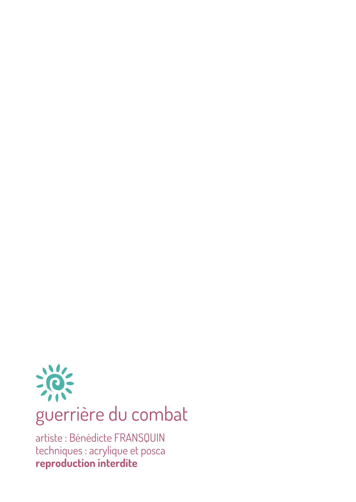 Guerrière du combat