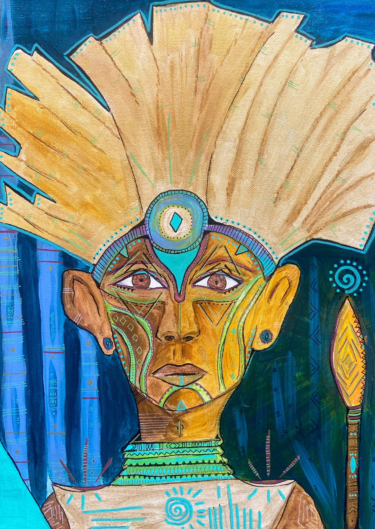 Guana - Chef de tribu